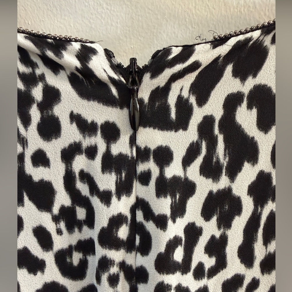 White House Black Market Leopard High-Low Dress 8 - Picture 13 of 13